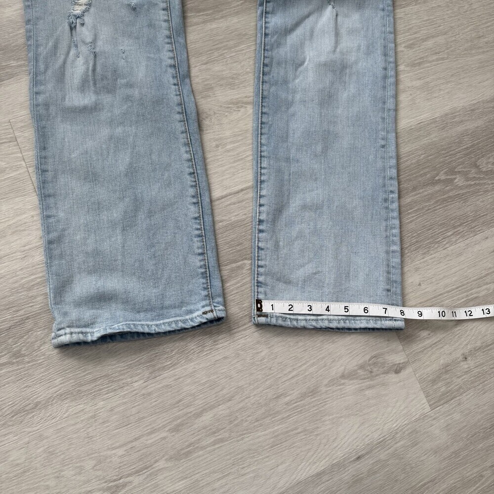 True Religion RICKY Jeans Relaxed Straight Distressed Men's Size 32 Light Wash - Picture 15 of 16